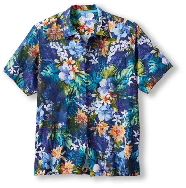 Tommy Bahama Garden Of Hope And Courage Camp Shirt - Island Navy