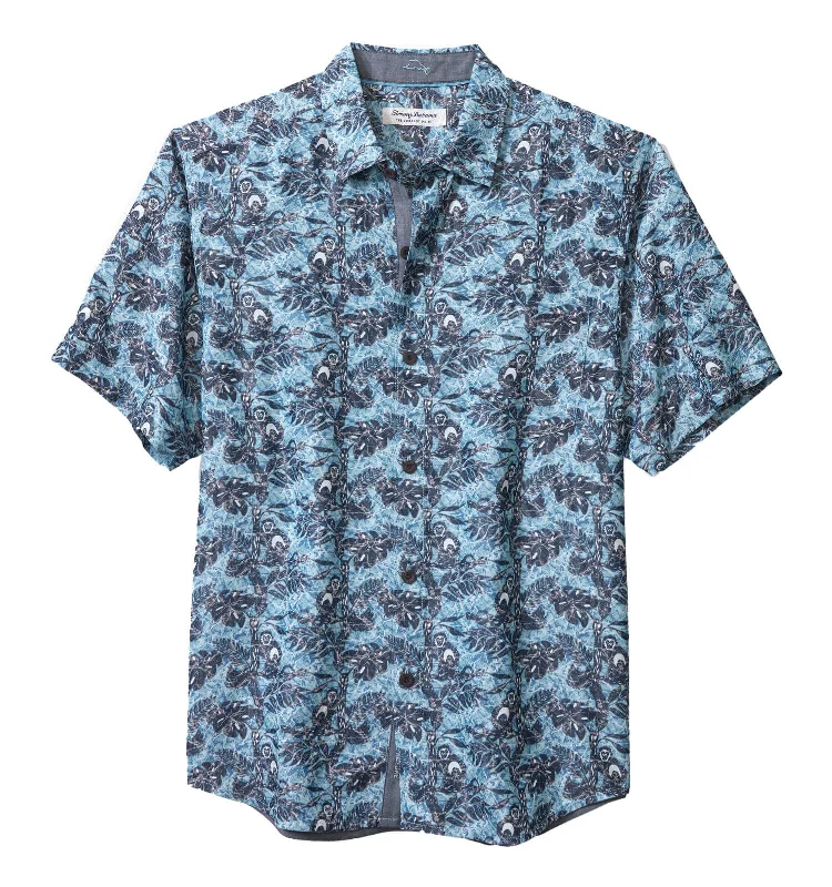 Tommy Bahama IslandZone Coconut Point Capuchin Vines Camp Shirt - Pool Tile