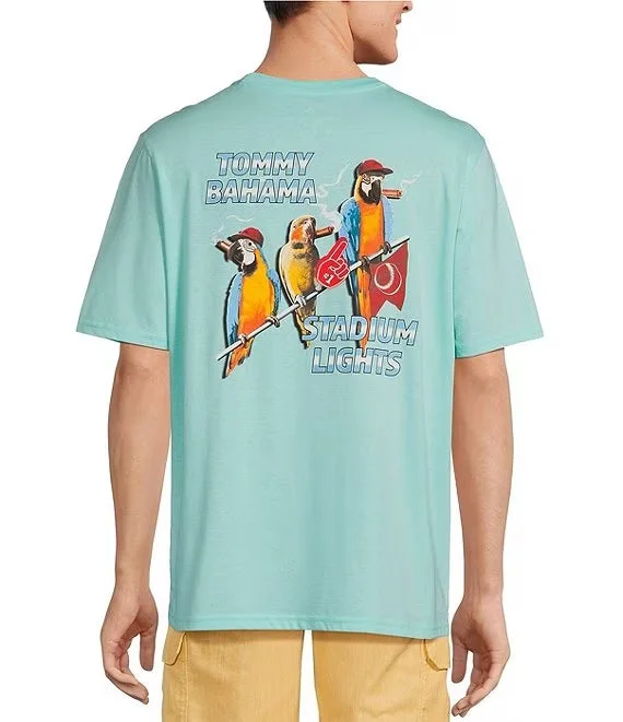 Tommy Bahama Stadium Lights Pocket Tee T-Shirt - Blue Swell