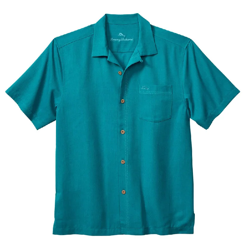 Tommy Bahama Coastal Breeze Check Camp Shirt - Shipwreck