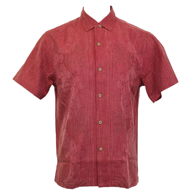 Tommy Bahama Bali Border Camp Shirt - Deep Havana