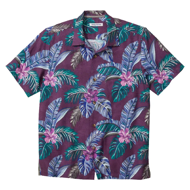 Tommy Bahama IslandZone Frond Fusion Camp Shirt - Orchid