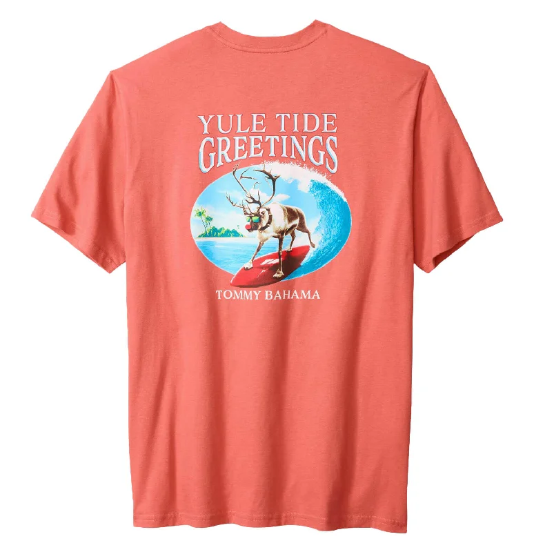 Tommy Bahama Yule Tide Greetings T-Shirt - Red Ginger