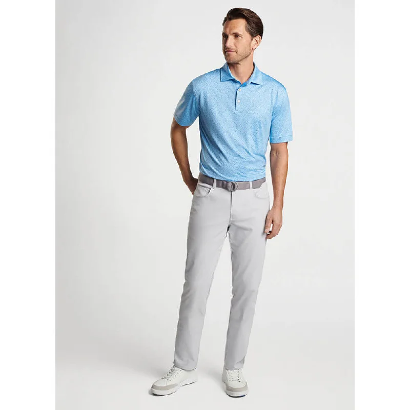 Peter Millar Marine Navigation Performance Jersey Polo Shirt - Cottage Blue