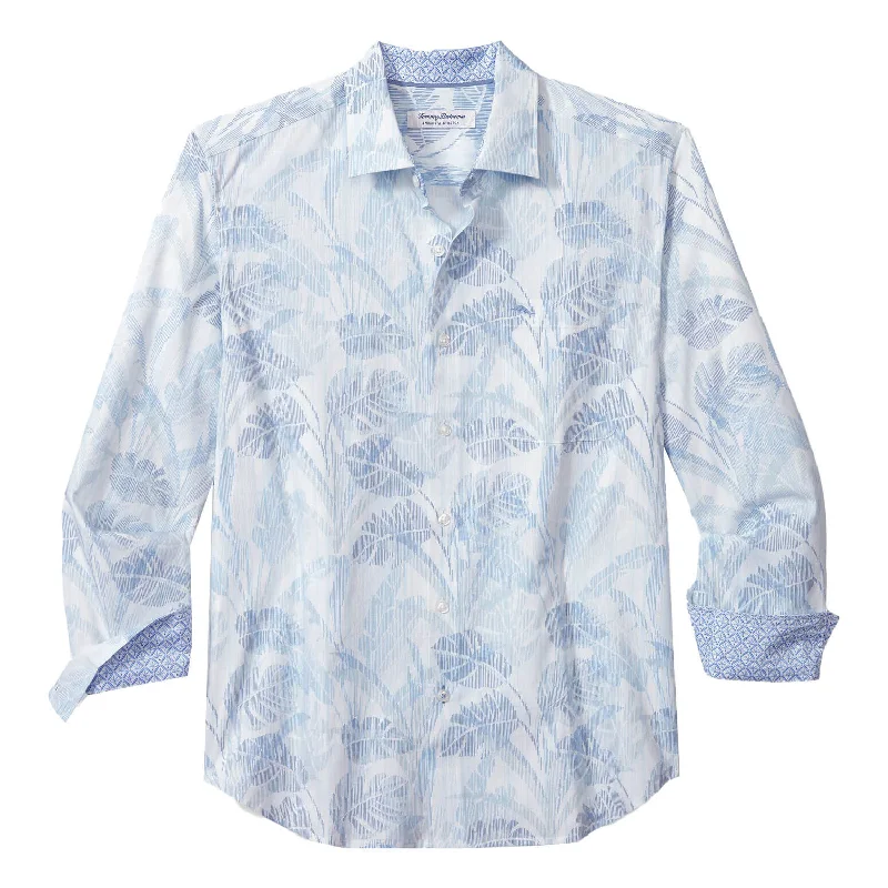 Tommy Bahama Sarasota Stretch Misty Fronds Sport Shirt - Dew Drop