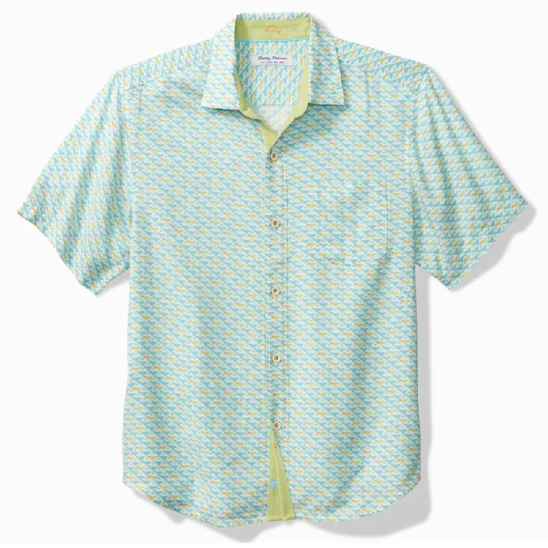 Tommy Bahama Veracruz Cay Cocktail Mixer Camp Shirt - Opal