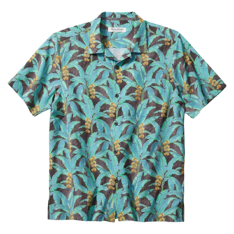 Tommy Bahama IslandZone Bahama IslandZone Coast Banana Grove Camp Shirt - After Dark