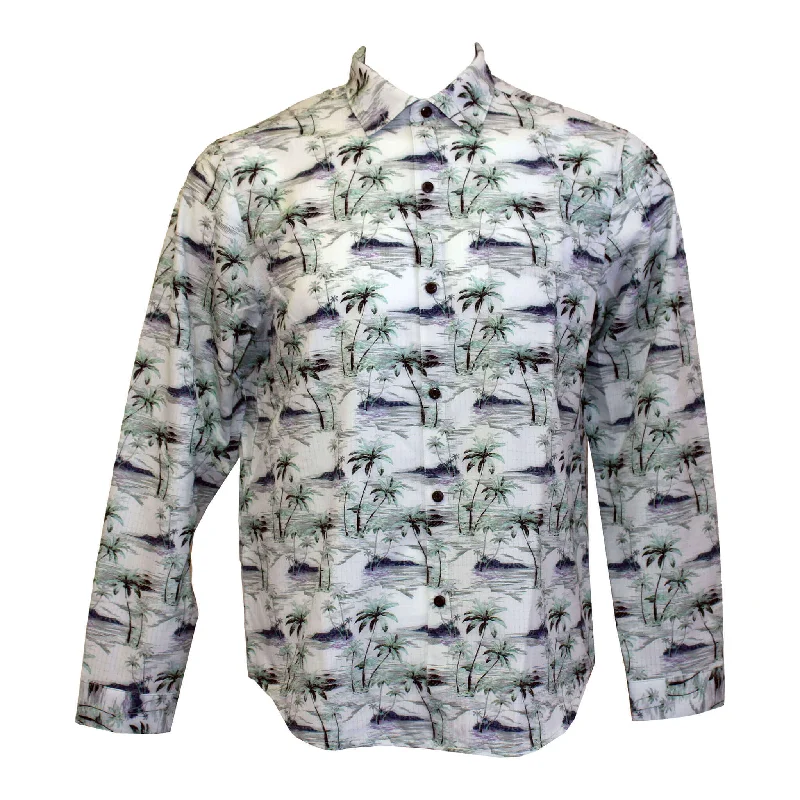 Tommy Bahama IslandZone Bahama IslandZone Coast Oceanic Oasis Sport Shirt - Lapland