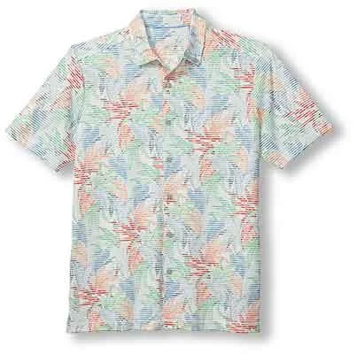 Tommy Bahama Costa Wave Canopy Camp Shirt - Vacation Blue