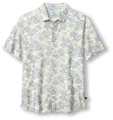 Tommy Bahama IslandZone Sonoma Seaside Blooms Camp Shirt - Norse Blue