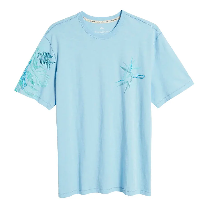 Tommy Bahama Blurred Vines Lux T-Shirt - Chambray Blue