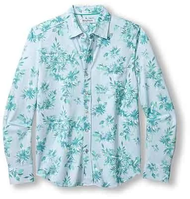 Tommy Bahama San Lucio Bloom To Spare Sport Shirt - Spa Blue