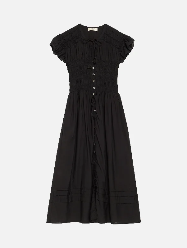 Sleeveless Dress With PocketsNomi Sleeveless Dress in Black