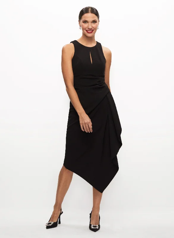 Sleeveless Dress For EveningAsymmetric Sleeveless Dress