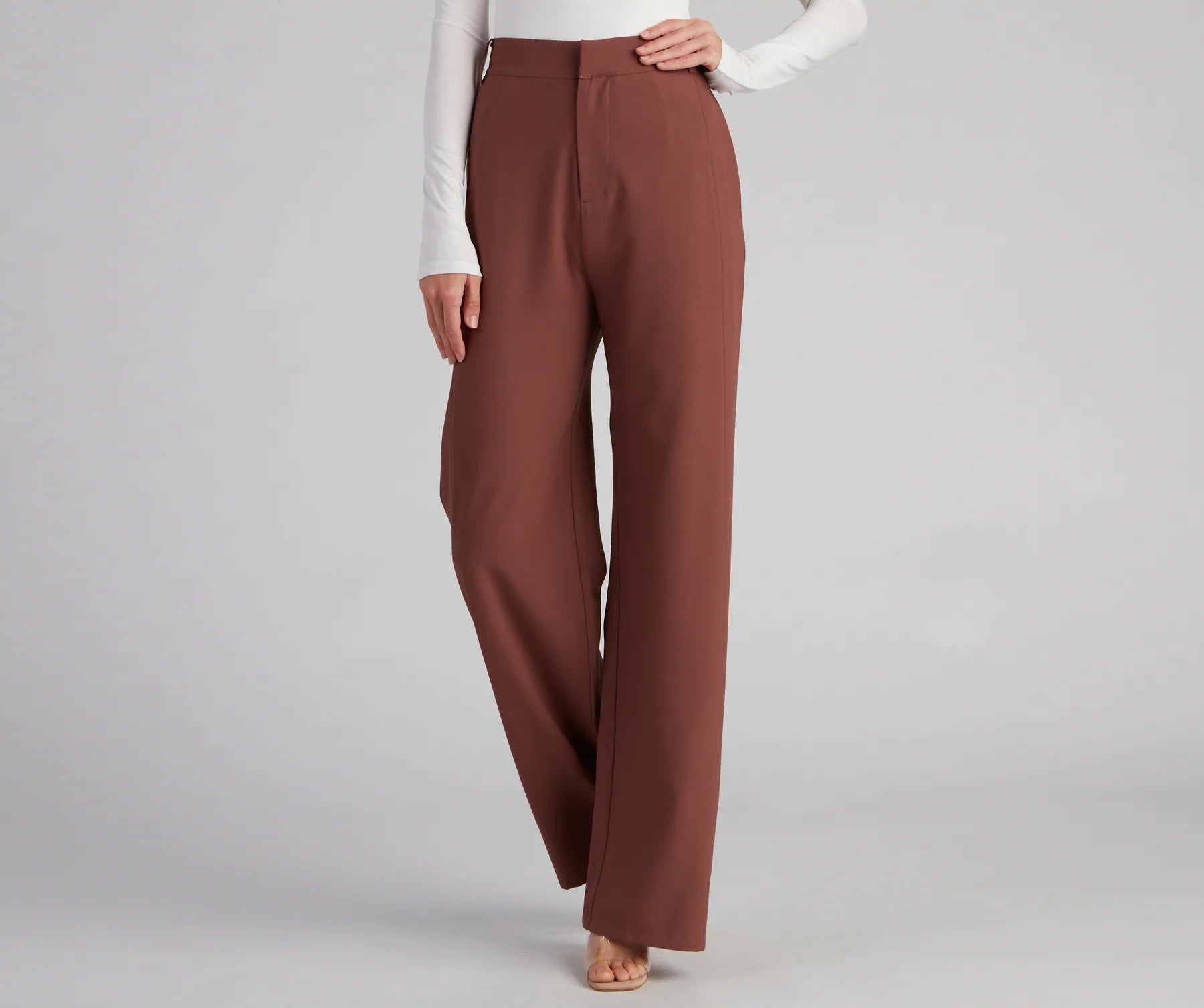 women's dress pantsBring The Flare High Waist Pants