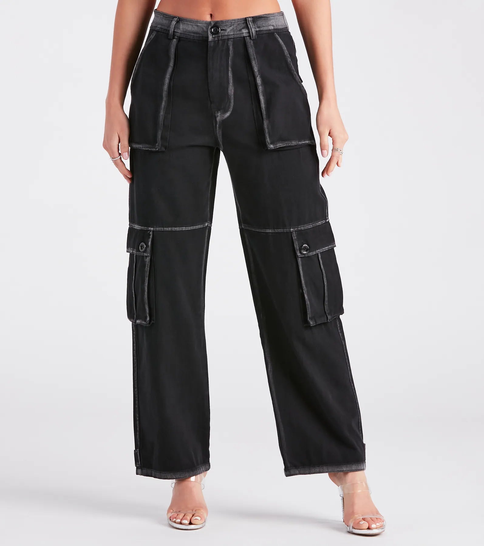 women's wedding pantsCasual Hangout Straight-Leg Cargo Pants