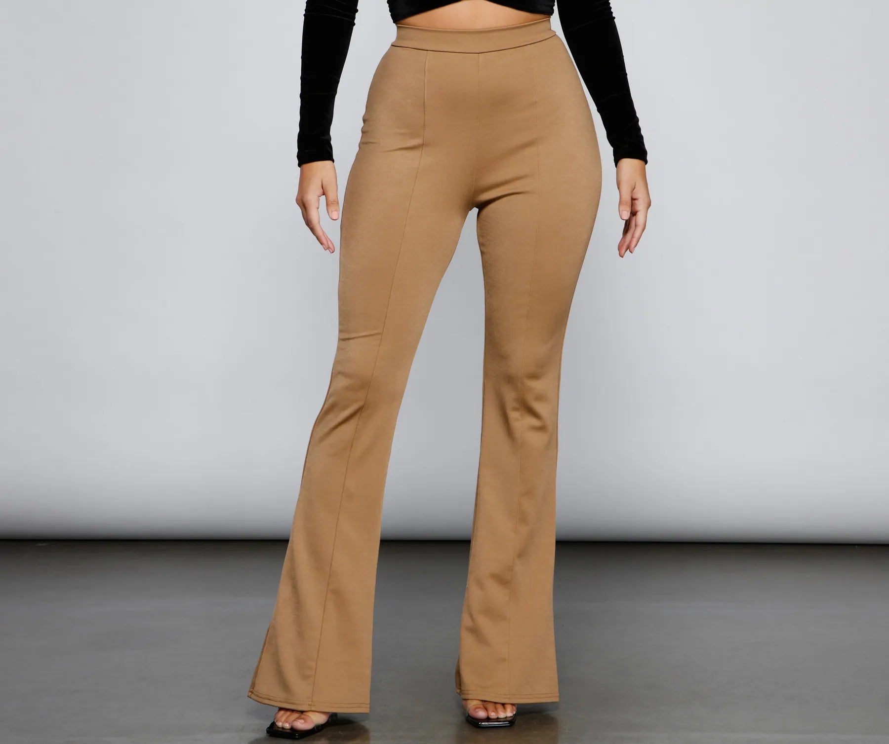 women's relaxed-fit pantsLocked In High Waist Ponte Pants