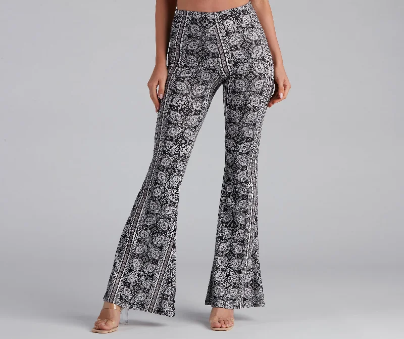 women's luxury pantsBoho Bae Flare Pants