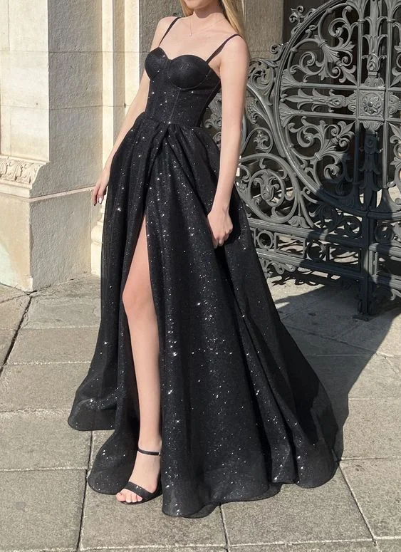 ball gown party dressesBlack Prom Dress,Long Prom Dress,Fashion Sexy Party Dress, Style Evening Dress Y6113