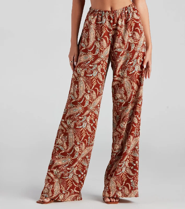 women's formal pantsPalisades Paisley High Rise Pants