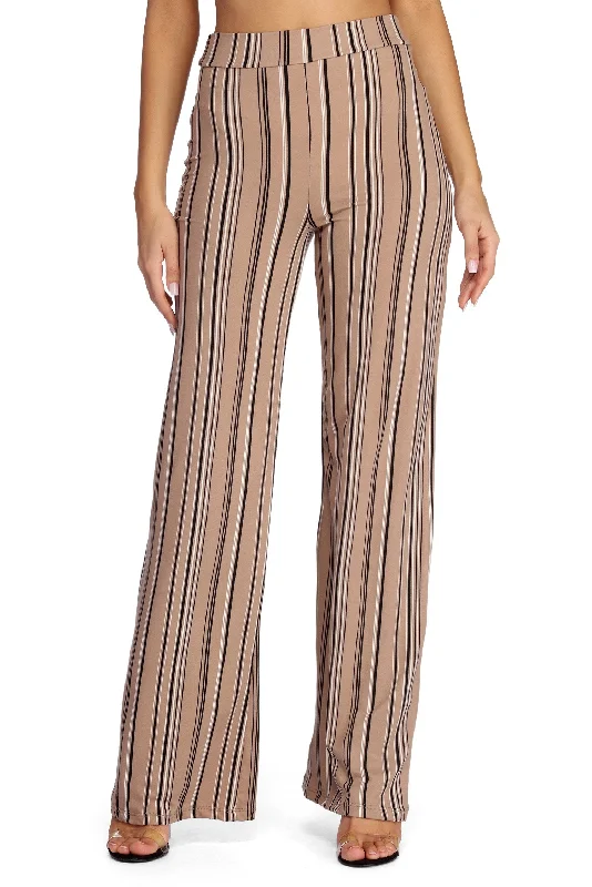 women's floral pantsStraighten Up Striped Pants