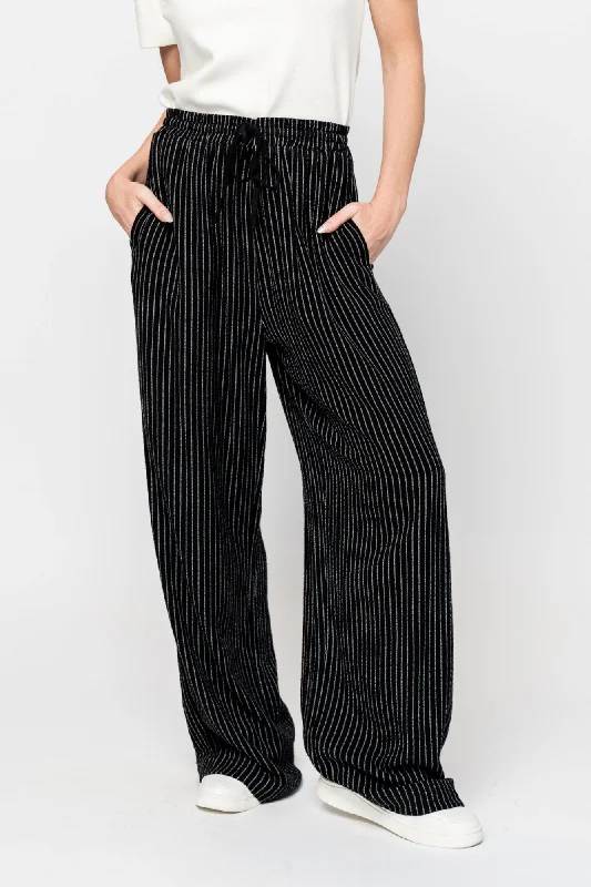 women's checkered pantsCharleston Pants in Black