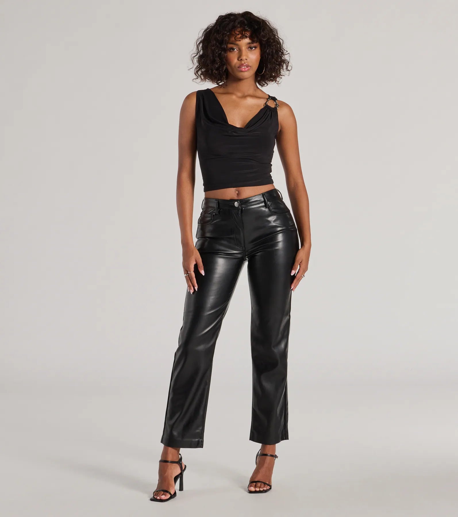 women's stretch pantsReady For Glam Faux Leather Pants