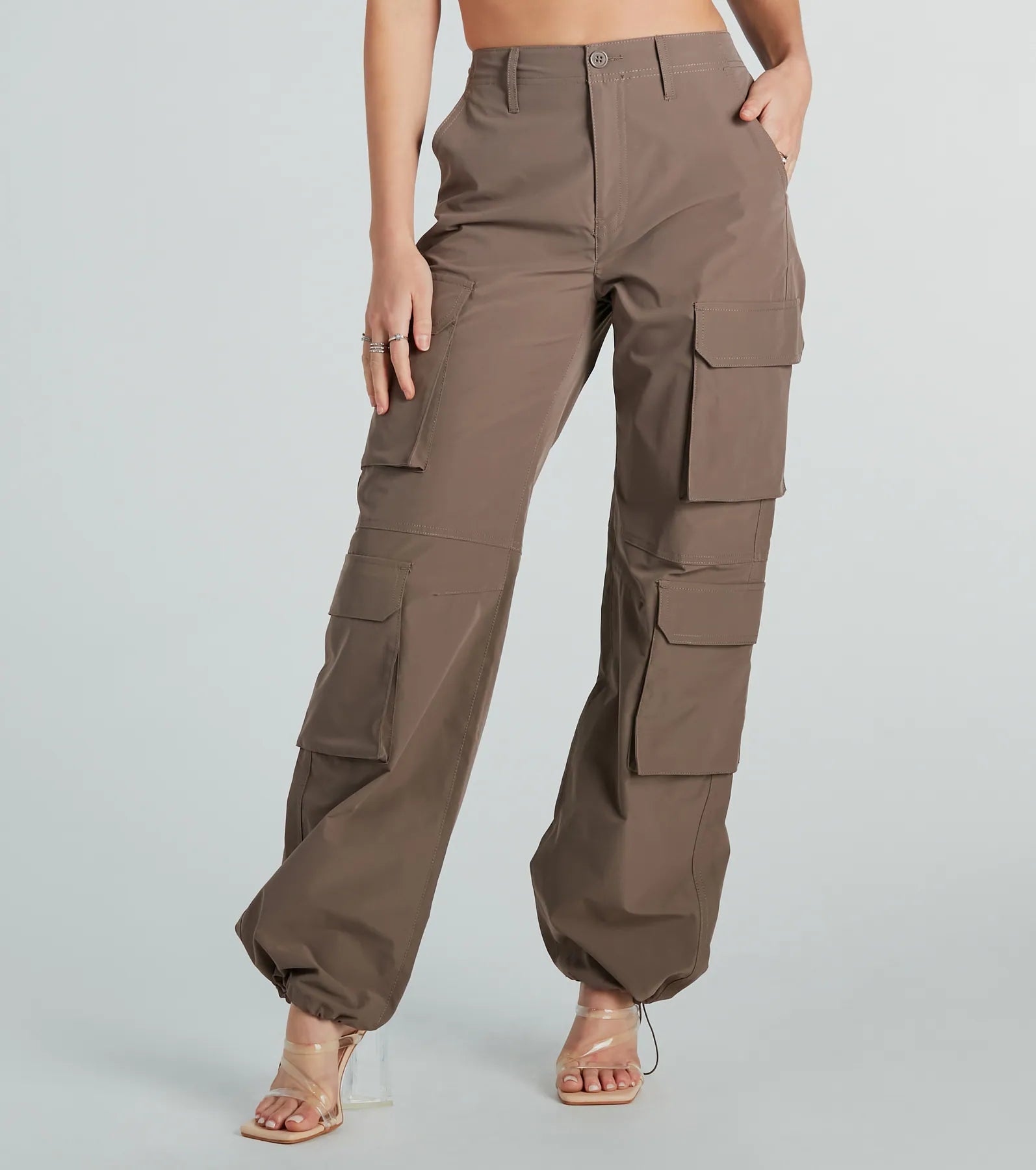 women's high-performance pantsOut For The Day High-Rise Cargo Pants