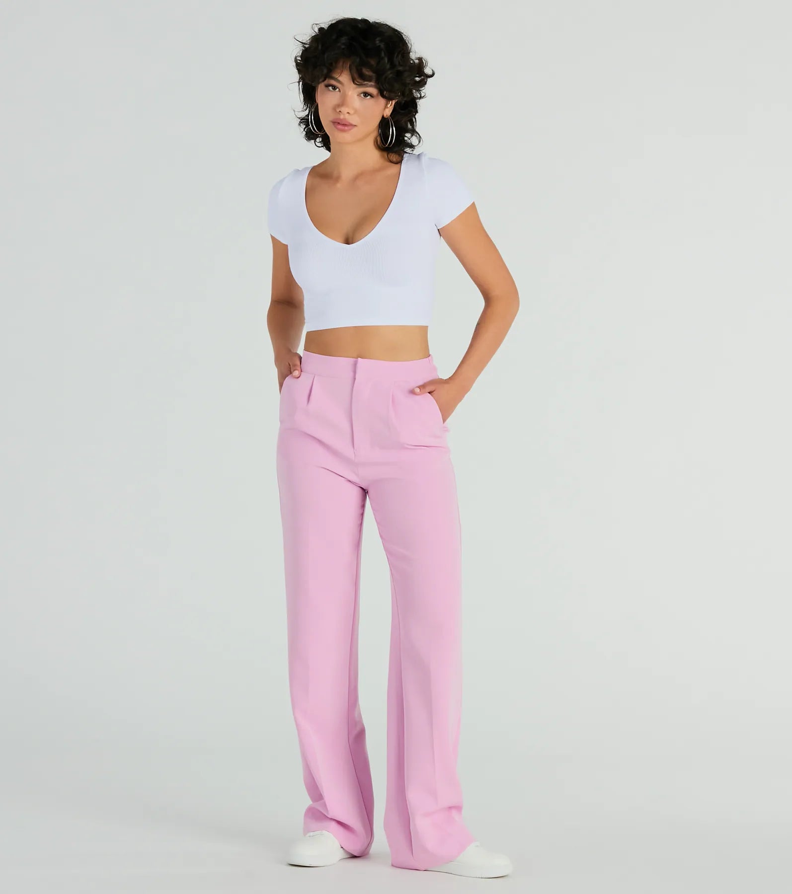 women's relaxed-fit pantsStyle So Chic Straight-Leg Woven Trouser Pants